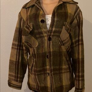Classic Plaid Utility Jacket for Women